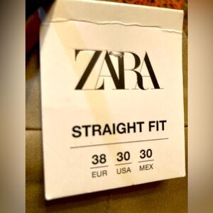 new Zara khaki dress pants size 30 us